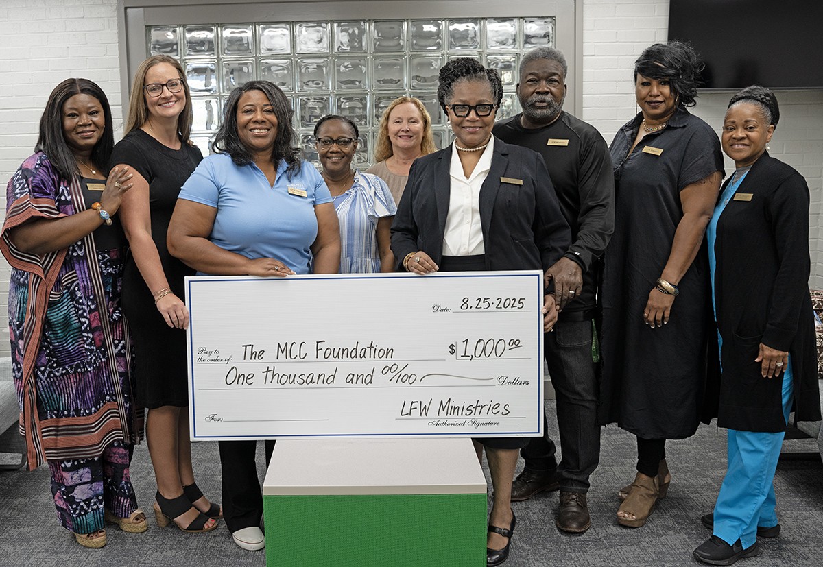 MCCEagles's tweet image. LFW MINISTRIES DONATES $1,000 SCHOLARSHIP. With a mission of helping single parents get back on their feet, LFW Ministries Inc. has donated a $1,000 scholarship to the Meridian Community College Foundation.

🔗 meridiancc.edu/news

#MccEagles #FindYourWings #MccFoundation