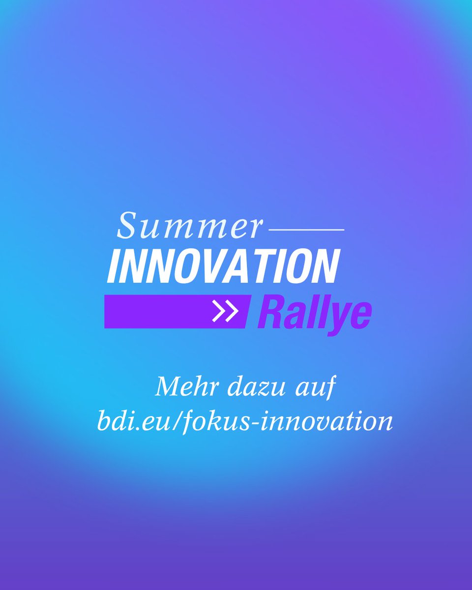 #InnovationRallye: #ZVEI treibt mit der Open DC Alliance Gleichstrom-Lösungen für effiziente, sichere Produktion voran. #BIODeutschland nutzt Präzisionsfermentation für Insuline, Impfstoffe &amp; Enzyme. 👉 Mehr Infos: bdi.eu/fokus-innovati…
