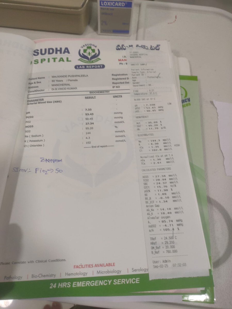 Nishi_Reddy_'s tweet image. @SrilathaJsp valla Ammagari hospitalised. 

SEPSIS WITH BILATERAL PNEUMONIA, RESPIRATORY FAILURE,ACUTE KIDNEY INJURY.Patient is on mechanical ventilator support and is on dialysis responding  to treatment.  Already 1.51L  ayyayi .Arogya Sree varthinchadu. Health insurance ledhu.…