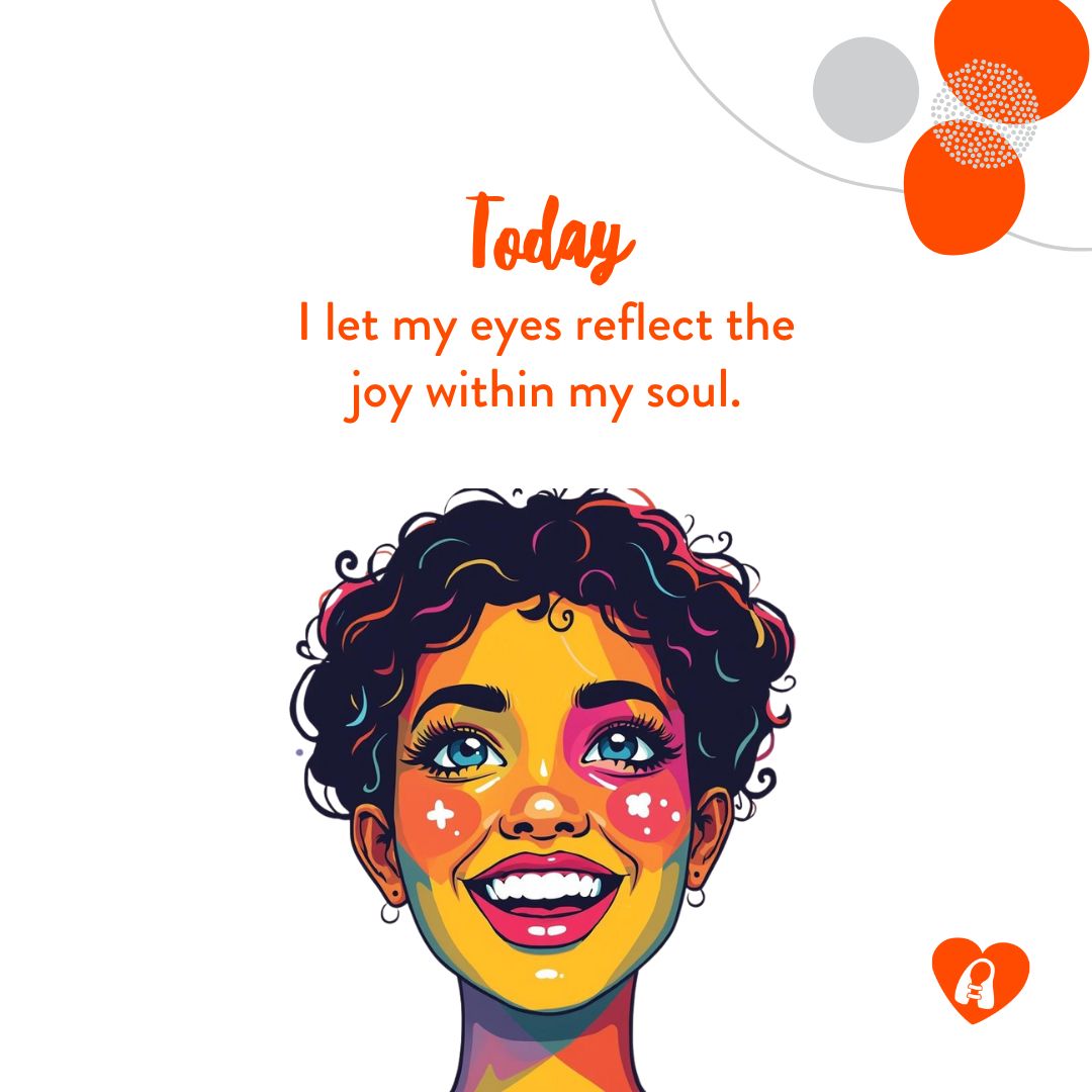 A sparkling soul shines through the eyes. When your heart is at peace, your eyes tell the story. Let your joy be visible today. 

#InnerGlow #SoulShine #JoyFromWithin