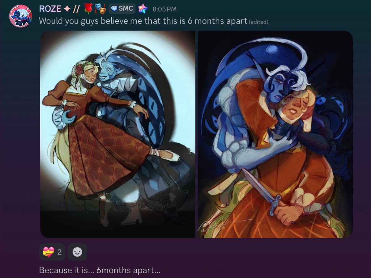 Crazy how I use to draw him like that 😭