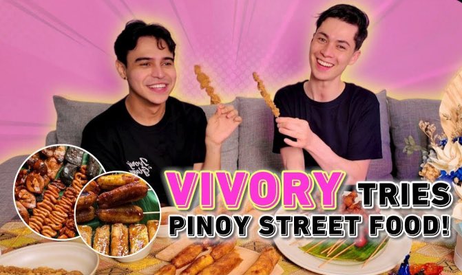 TeamVinas's tweet photo. #VIVORY ready na ba kayo? VIVORY tries pinoy street food premieres in a few minutes ๐๐
Tara na sa live chat! โฌ๏ธ
๐ https://t.co/wUKTKWTg7p https://t.co/hDX3RdDUqC