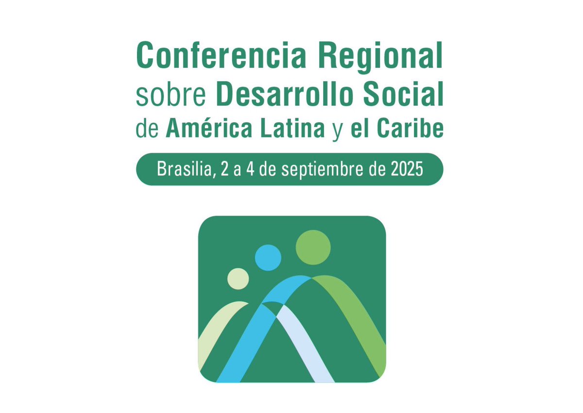 🔹HOY🔹
Comienza la VI Conferencia Regional sobre Desarrollo Social de ALC ✨

Con <a href="/wdiaspi/">Wellington Dias</a> 🇧🇷, <a href="/javieratoroc/">Javiera Toro Cáceres</a> 🇨🇱, <a href="/almudenaf/">Almudena Fernandez</a> <a href="/PNUDLAC/">PNUD América Latina y el Caribe</a>, Silvia Rucks <a href="/ONUBrasil/">ONU Brasil</a> y <a href="/JoseMSalazarX/">JoseMSalazarX_CEPAL</a> <a href="/cepal_onu/">CEPAL</a>.

🔴 En vivo ahora
👉 live.cepal.org/CRDS/
📋 Programa: crds.cepal.org/6/es/programme