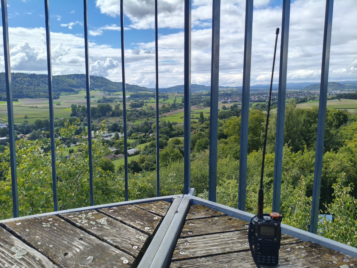 Hike to the viewpoint platform. #HamRadio #AmateurRadio