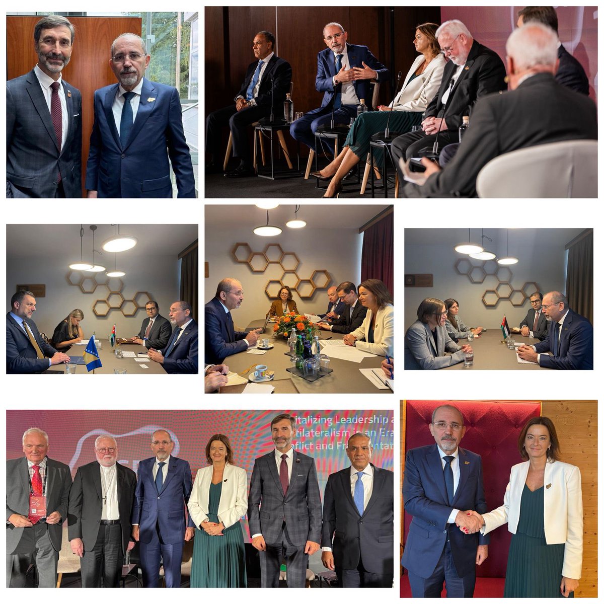 أجرى نائب رئيس الوزراء ووزير الخارجية وشؤون المغتربين أيمن الصفدي <a href="/AymanHsafadi/">Ayman Safadi</a>، اليوم، محادثات موسّعة مع نائب رئيس الوزراء ووزيرة الخارجية السلوفينية تانيا فايون <a href="/tfajon/">Tanja Fajon</a> أكّدت استمرار البلدين في عملهما من أجل تعزيز العلاقات الثنائية وتوسعة التعاون في مختلف المجالات. 

وبحث