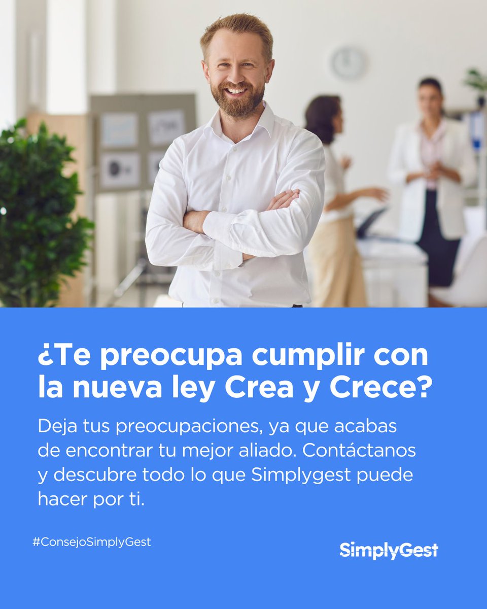 simplygest's tweet image. 🧾 ¿Te preocupa cómo adaptarte a la nueva ley de facturación electrónica? Con SimplyGest podrás cumplir con todos los requisitos legales sin esfuerzo, mientras automatizas procesos y reduces los errores en tu día a día.

#SoftwareDeGestión #FacturaElectrónica #SimplyGest
