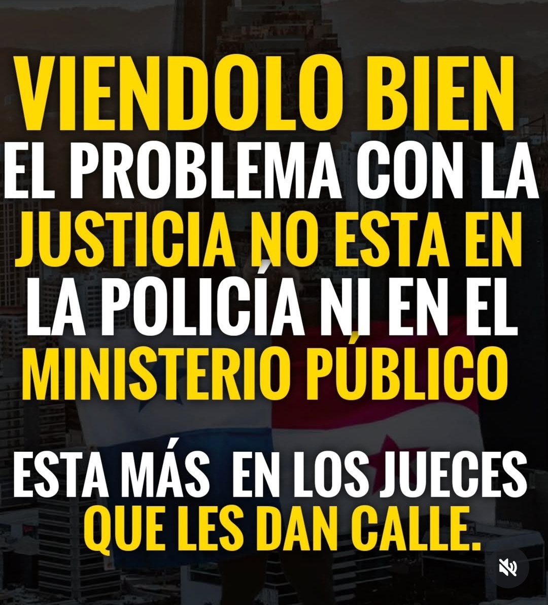 Los jueces en Panamá ( no se si todos o algunos) son un asco...