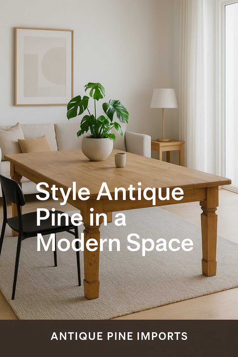 🖤 Old meets new = timeless style.
Here’s how to pair antique pine with modern décor for the perfect balance.
👉 Blog live now! 
antiquepineimports.co.uk/post/styling-a…