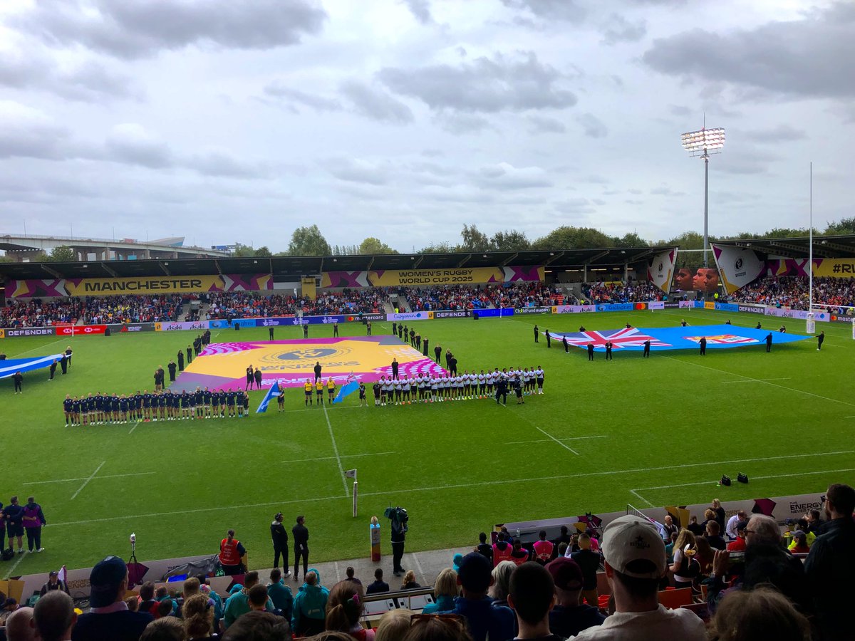 The <a href="/rugbyworldcup/">Rugby World Cup</a> games at the Salford Community Stadium on Saturday were a great sporting experience for the city with 9,800 fans enjoying  international rugby, many of them for the first time.
If your child would like to get into rugby join us at Eccles RFC this Sunday 10am