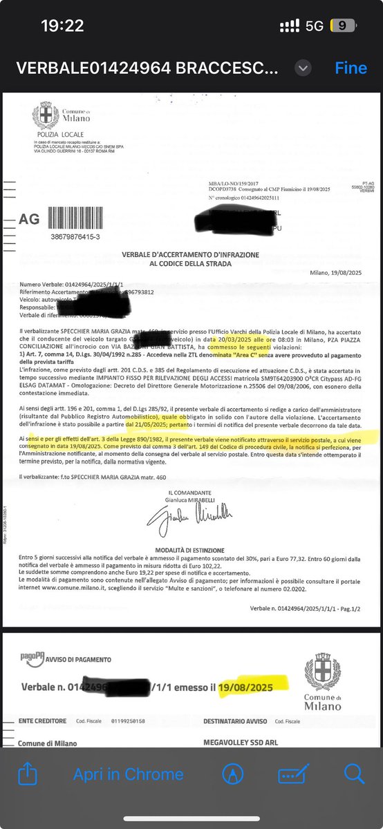 Il punto principale era farmi capire che non posso fare in tempo a fare ricorso perche’ sono grandiosamente riusciti a stare dentro i 90 giorni per 2 giorni. Grandi!