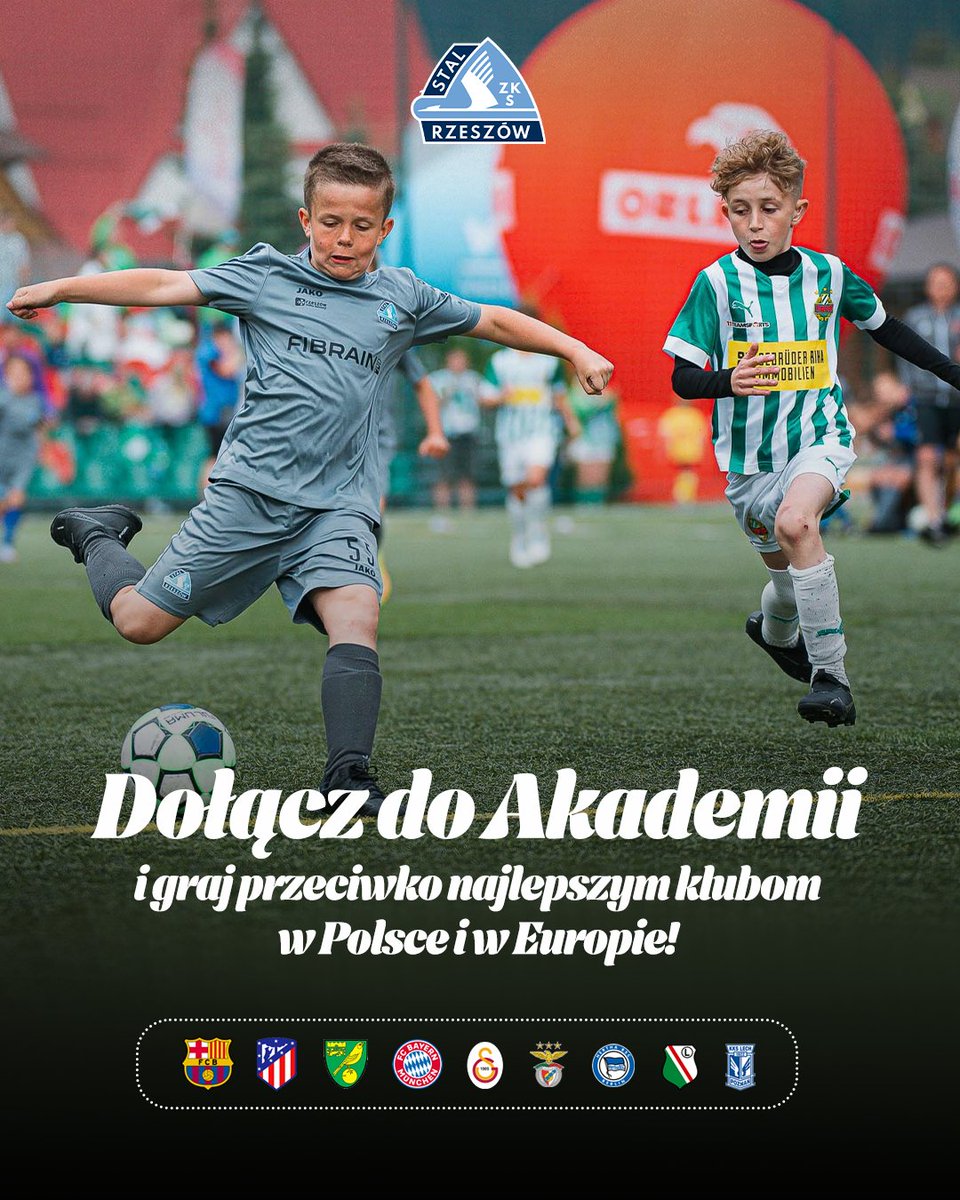 𝐓𝐫𝐨𝐜𝐡𝐞̨ 𝐩𝐨𝐠𝐫𝐚𝐥𝐢𝐬́𝐦𝐲 𝐦𝐢𝐞̨𝐝𝐳𝐲𝐧𝐚𝐫𝐨𝐝𝐨𝐰𝐨! 🌍 

Gra w AP Stal Rzeszów to okazja na rywalizację z akademiami największych klubów na kontynencie.   

Dołącz do nas i rozwijaj się wśród najlepszych! 💙🏆

📝 𝐙𝐀𝐏𝐈𝐒𝐘 👉 tinyurl.com/4bmra475