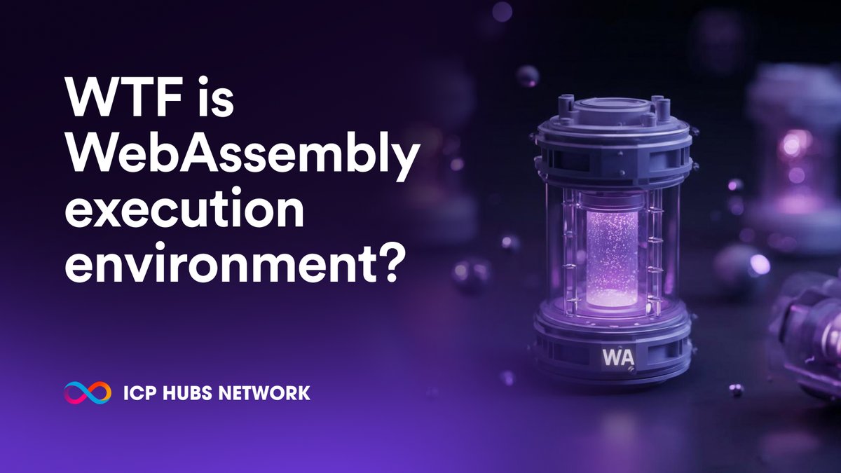 WTF is WebAssembly Execution Environment?

What actually powers smart contracts on the Internet Computer?

 It’s not just Motoko or Rust.

It’s WebAssembly (Wasm), and the Wasm Execution Environment is one of ICP’s greatest unsung innovations.

Let’s break it down👇

1/6🧵