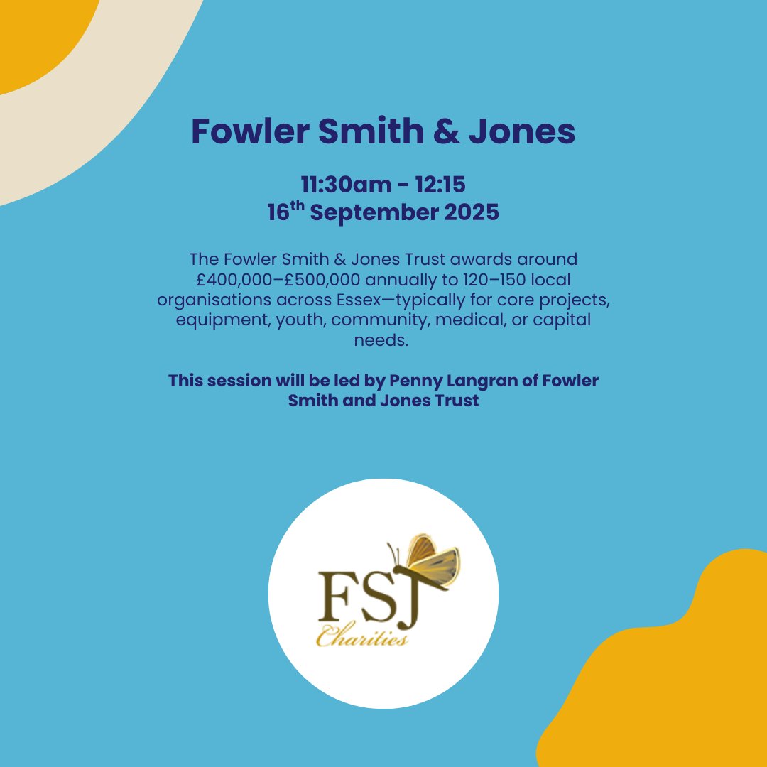 Join Thurrock CVS this September for a Meet the Funder event! Hear from funders, learn about eligibility and FAQs, and enhance your application skills. Don’t miss these informative sessions: tinyurl.com/632xbv3y
