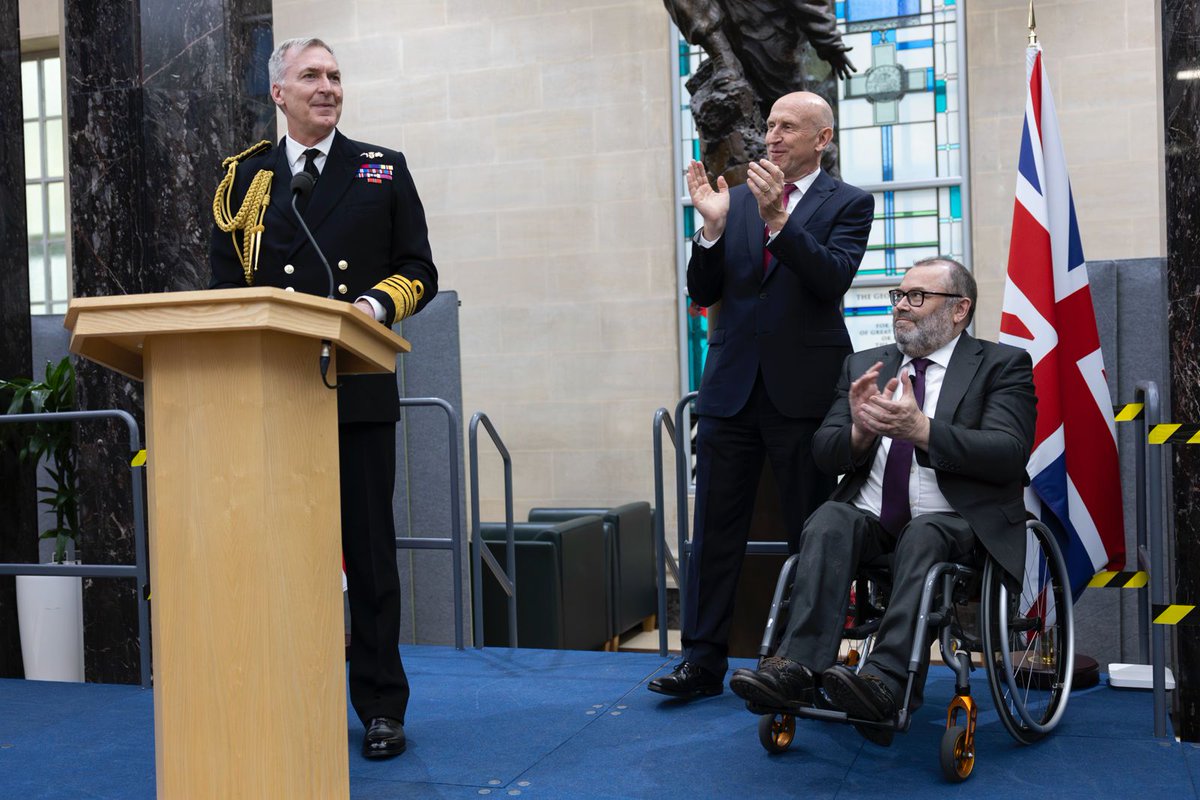 After nearly four years’ service in the role, Admiral Sir Tony Radakin has left Defence HQ as Chief of the Defence Staff for the last time.

On behalf of the whole of Defence, we thank you for your service, sir.