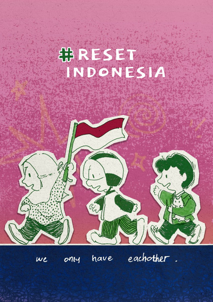 mentaIIystable's tweet photo. doodled these to join the cause💙💗💚!!
saling jaga, kita punya satu sama lain! #ResetIndonesia !! feel free to share and use teman temann :3 https://t.co/vATtw1Iobo