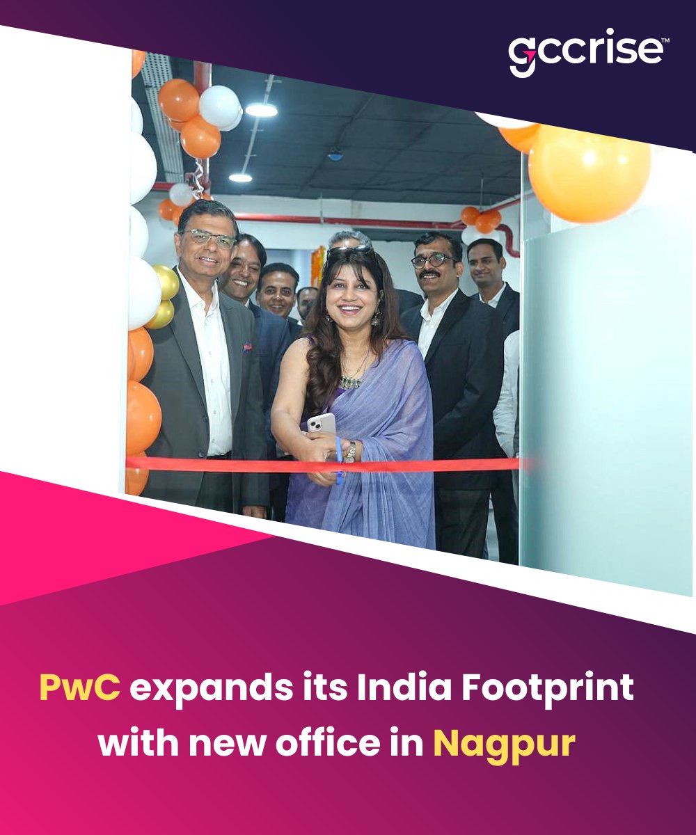 PwC India expands to Nagpur, now in 21 locations! Part of Vision 2030 to build a 50,000-strong future-ready workforce.

Read More : gccrise.com/pwc-india-expa…

<a href="/vrNagpur/">We Are Nagpur</a> <a href="/nagpurtoday1/">Nagpur Today</a> <a href="/InfoNagpur/">DISTRICT INFORMATION OFFICE, NAGPUR</a>  <a href="/cgstnagpurzone/">CGST Nagpur Zone</a> <a href="/PRODefNgp/">PRO Nagpur, Ministry of Defence</a> <a href="/Dev_Fadnavis/">Devendra Fadnavis</a> <a href="/MetroRailNagpur/">Nagpur Metro Rail</a> <a href="/Nagpur_Social/">🍊 Nagpur Social 🍊</a>