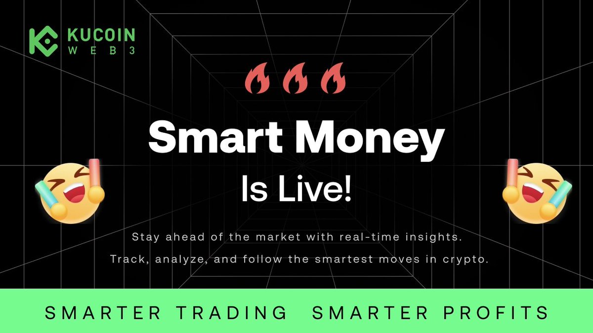 At <a href="/KuCoin_Web3/">KuCoin Web3 Wallet</a>  Wallet, we believe great products aren’t built overnight — they’re built step by step. 🛠️✨

The launch of Smart Money is just one more step in our journey to empower users with better on-chain intelligence. 🚀

We’re building, and we’re just getting started.

🔗