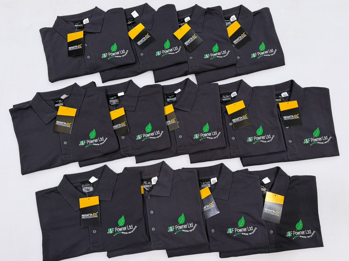WizardEmb's tweet image. J &amp;amp; F Powner LTD - Green Waste Recycling 🌿
Regatta Classic Piqué Polo Shirt - all embroidered on the left chest 💯

wizardembroidery.co.uk

#wizardembroidery #smallbusiness #rugby #jfpownerltd #greenwasterecycling #covenrty #embroideredpolos #regatta #poloshirts #branding