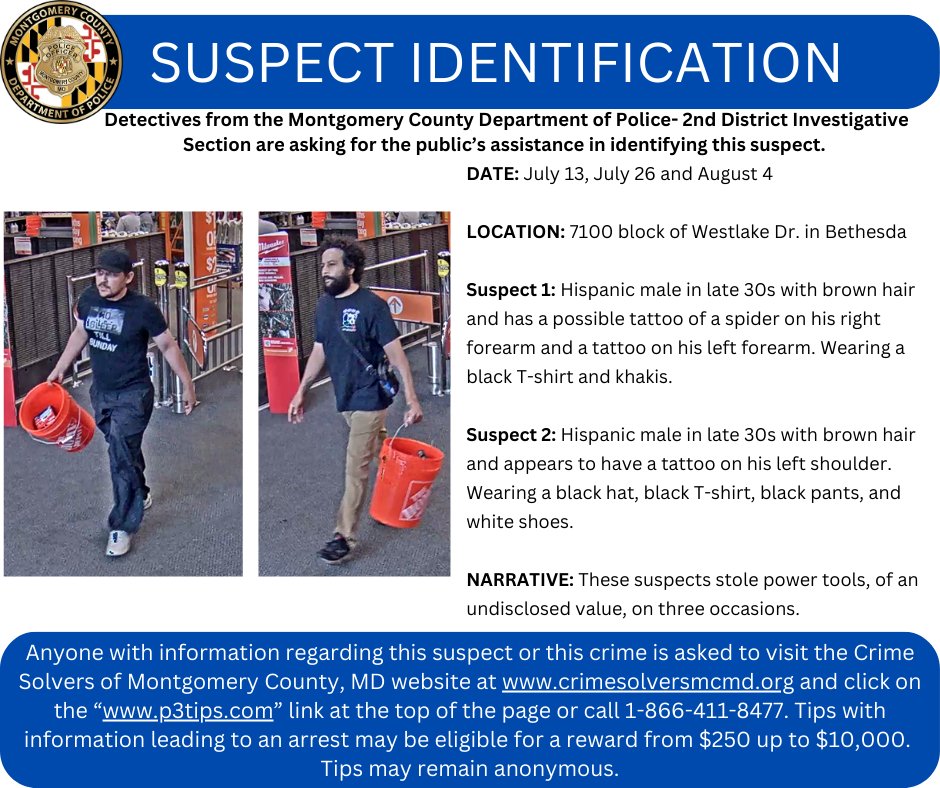 Montgomery County Department of Police tweet media