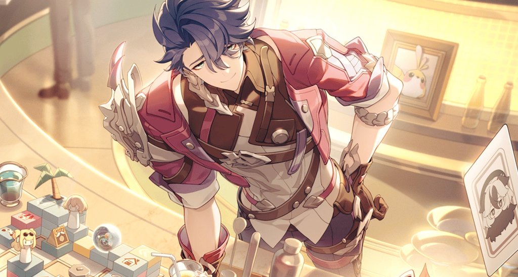 Booming_Winds's tweet photo. Stealing Caelus and Stelle's spot as master bartender

What can I get for ya, lovely~? https://t.co/hU84TA3L1P