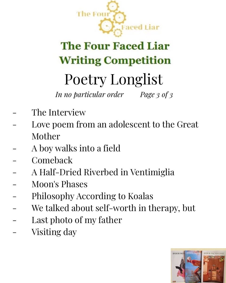 We’re delighted to announce the long list for our poetry competition. Thanks to everyone who entered, the standard was extremely high. The shortlist and results from our judge Mícheál McCann will be available late September <a href="/poetryireland/">Poetry Ireland / Éigse Éireann</a> <a href="/IrishWritersCtr/">Irish Writers Centre</a> <a href="/PENIreland/">Irish PEN</a> <a href="/writing_ie/">writing.ie</a>