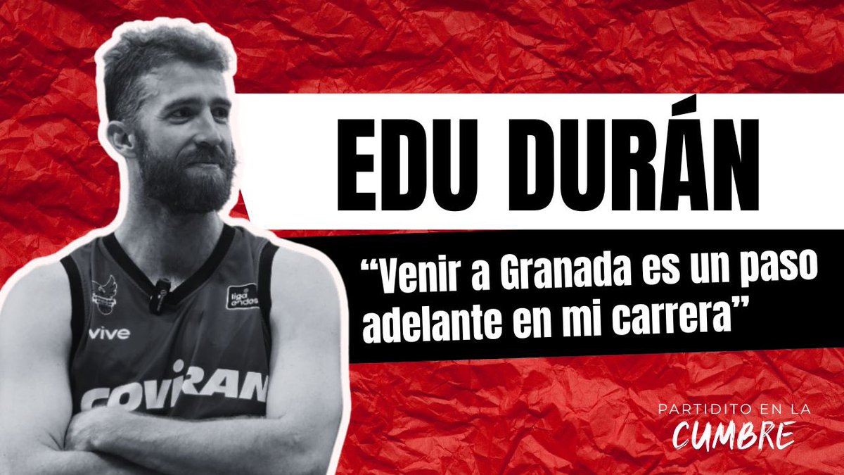 NUEVO VÍDEO 

<a href="/EduDuran6/">Edu Durán</a> , nuevo jugador de <a href="/CoviranGranada/">Coviran Granada</a> , se sienta con nosotros para darnos sus primeras impresiones de la pretemporada.

ENTREVISTA COMPLETAS
▶️youtu.be/Q5QfK4lTz5c?si…