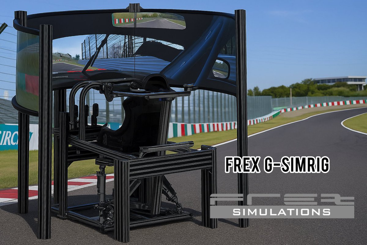FREX Gフォースシミュレーター G-SIMRIG 6DOF G force Body motion  2DOF Head Motion Racers need to develop muscle memory in the neck with G-forces which gives them an advantage.    #simracing #racingsimulator #motion #GForce #assettocorsa #6dofsimulator #6dof