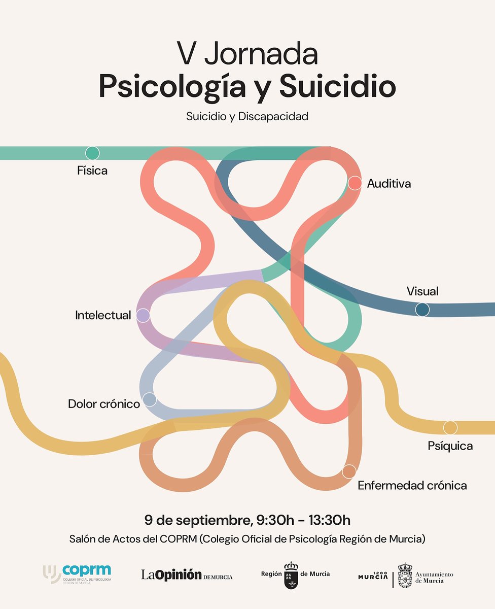 Gracias a la buena acogida que está teniendo la Jornada y por motivos de espacio físico, tenemos que cerrar las 
inscripciones presenciales.

Para quienes quieran seguir el evento no hace falta realizar ninguna inscripción.

Link para el directo:

laopiniondemurcia.es/eventos/suicid…
