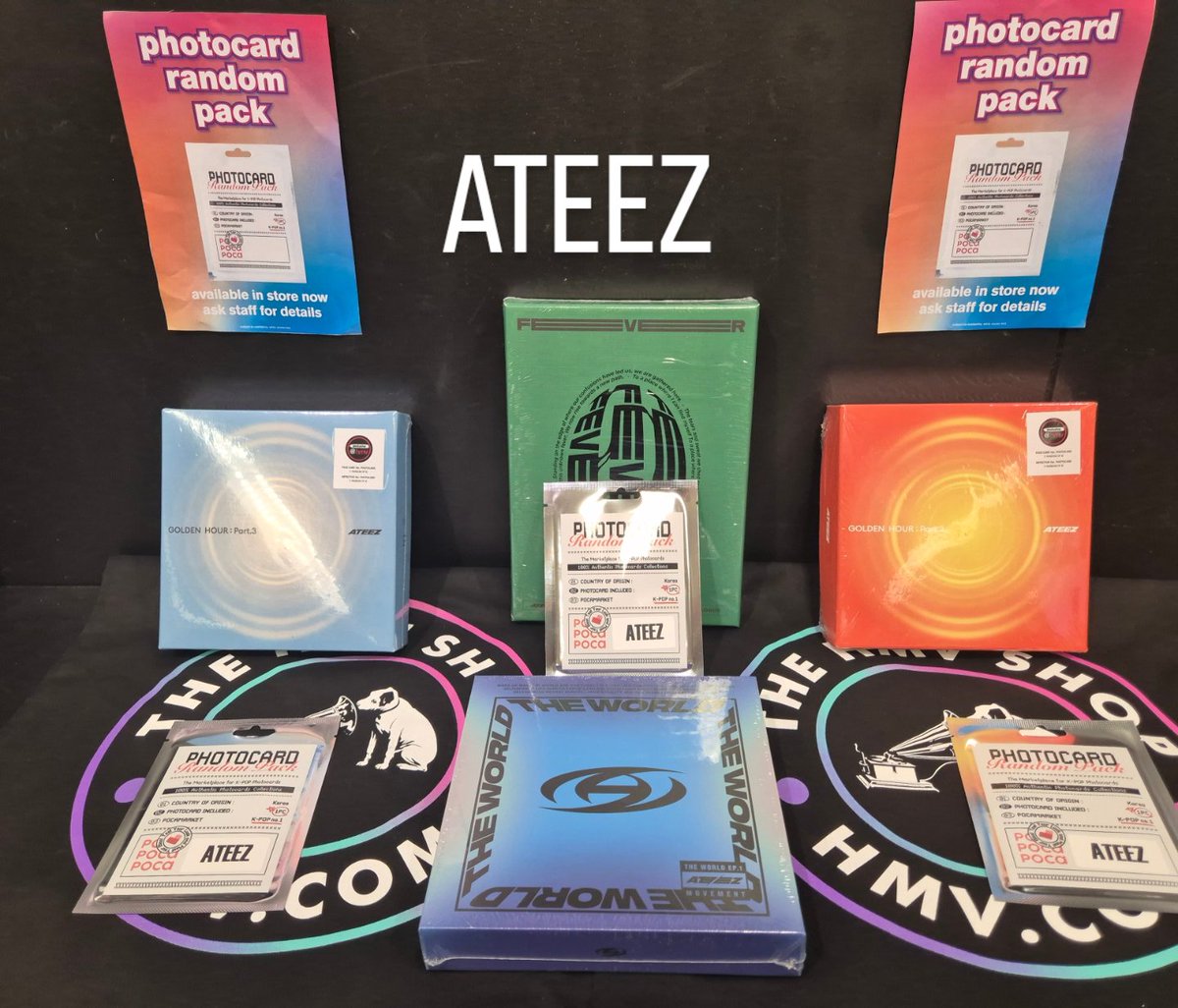 looking for the new hmv photocard packs? here's what we currently have in stock plus some albums #hmv #hmvburton #straykids #ateez #enhypen #kpop