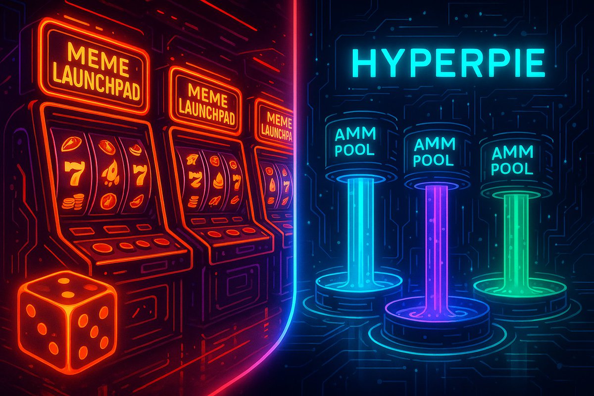 most meme launchpads are just glorified casino games. hyperpie actually creates sustainable liquidity through amm integration. this is how you build lasting value not just quick flips <a href="/Hyperpiexyz_io/">Hyperpie</a> 16