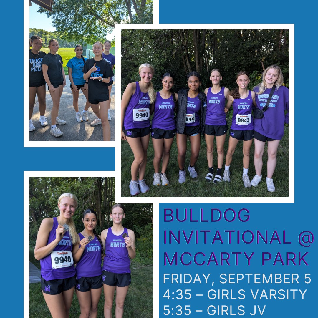 Come support our <a href="/WaukeshaNorth1/">Waukesha North HS</a> CC team at McCarty Park this Friday!