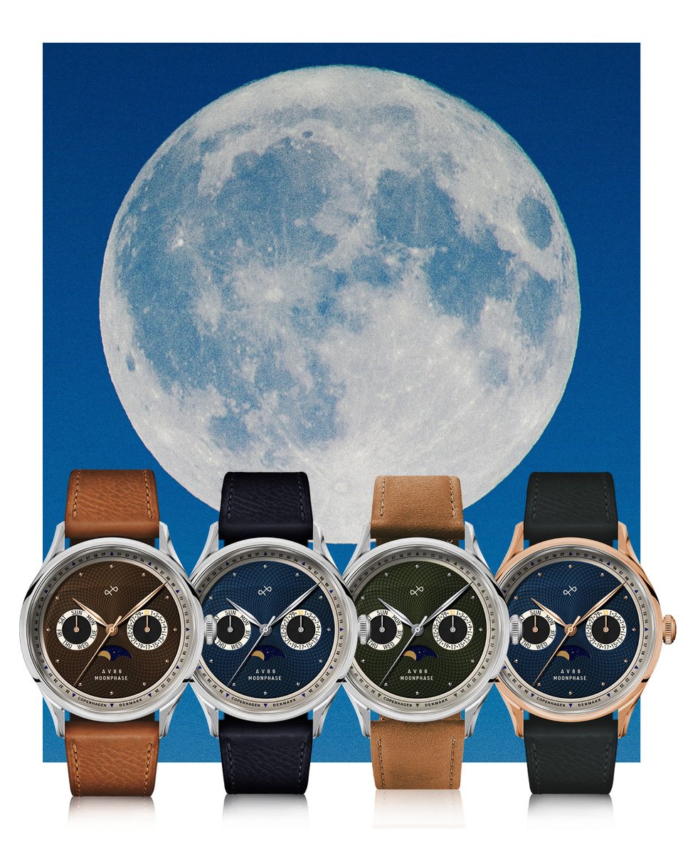 New Moons are Rising🌙

We are proud to introduce the new 1968 Moonphase Collection in four new editions.

Since the launch of our limited edition Moonphase earlier this year, this has become the most requested complication in our community.

The last moonphase sold out in hours.