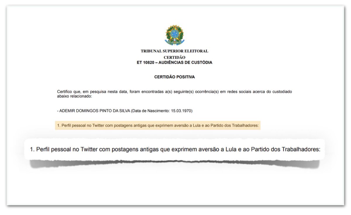 "Todas as certidões foram anexadas aos autos", diz Alexandre de Moraes.

Exceto esta aqui. E outras 255 como ela.