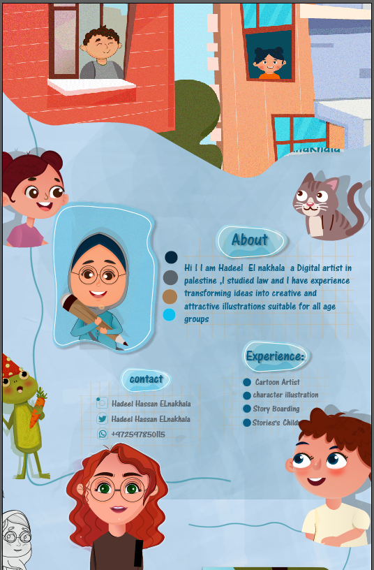 شغالة على Portfolio وجد مستمعتة فيه وتعبت فيه ✨
🤍
واخير خلصتو البرتفوليو تبعي وحساه اخد وقت صراحة لاني اكسل فيه كتير ..