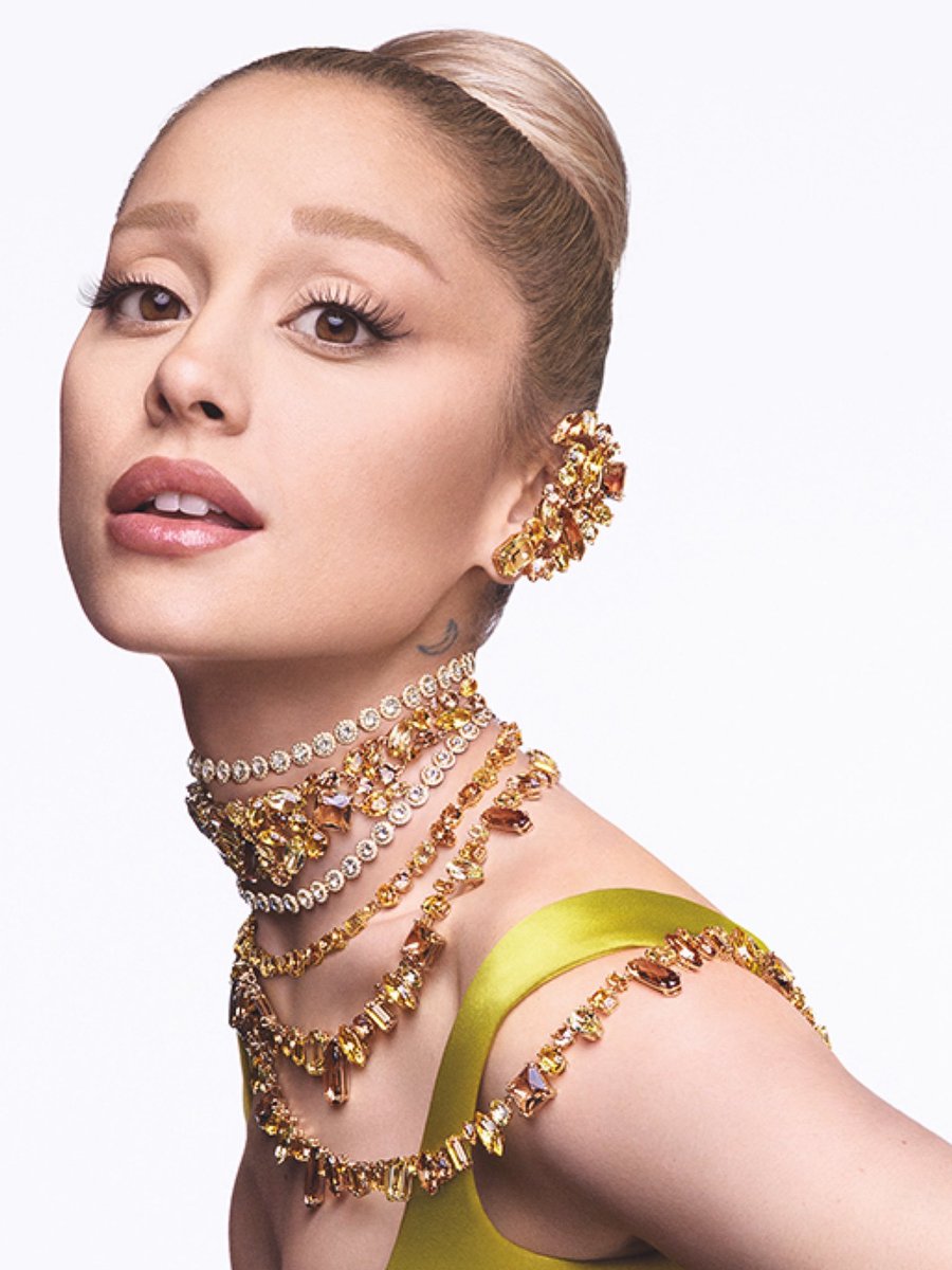 ariana grande for swarovski’s fall-winter collection