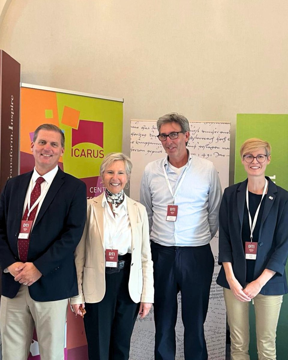 On 1 Sept, ICA President Josée Kirps opened the Digitise. Transform. Inspire. (DTI) Conference in Vienna with Thomas Aigner (ICARUS). Today she joins the Concluding Round Table with ICARUS, <a href="/FamilySearch/">FamilySearch</a>, <a href="/Europeanaeu/">Europeana</a> &amp; others, shaping the digital future of archives.