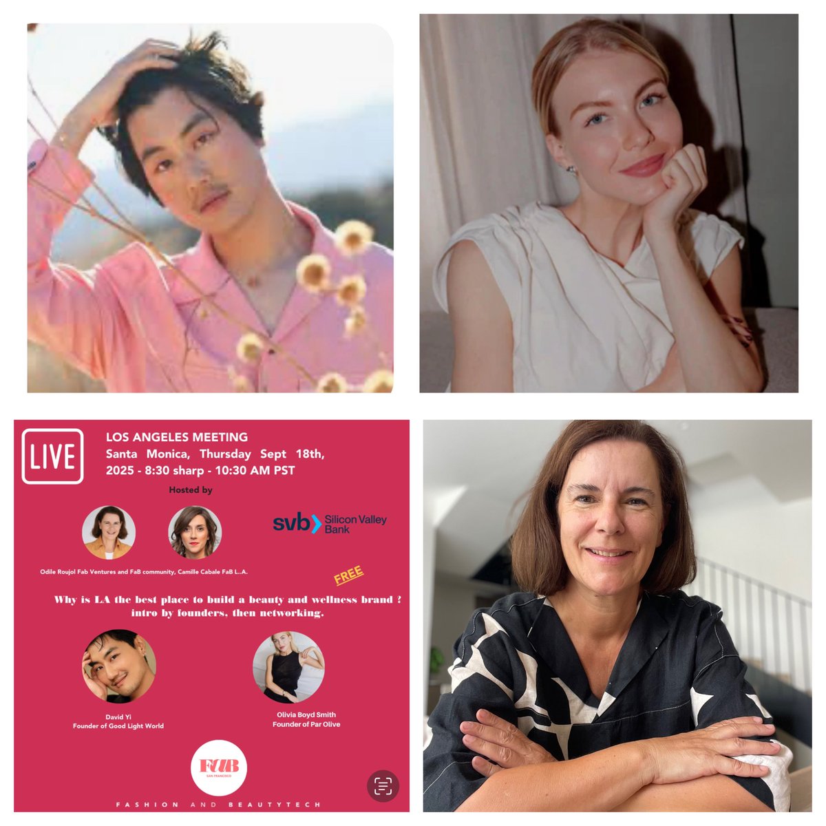 Sept 18th <a href="/seoulcialite/">David Yi🌻</a> <a href="/goodlight_world/">good light</a> in conversation with <a href="/Odile_Roujol/">Odile Roujol</a> <a href="/BeautytechSF/">FaB San Francisco Fashion And BeautyTech</a> <a href="/BeautyTechLA/">FaB Los Angeles Fashion and BeautyTech</a> and Oct 23, he will be a guest speaker at the <a href="/BeautyMatter/">BeautyMatter</a> next50 summit in Los Angeles . Don’t miss the opportunity to book your tickets !