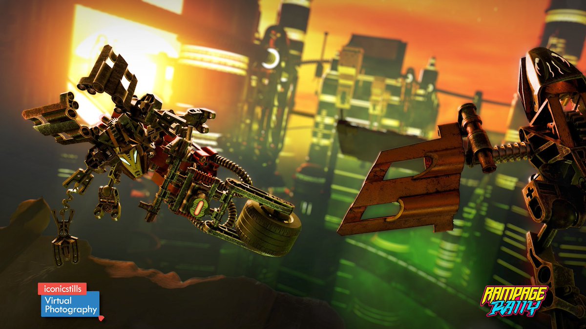 CstillsI's tweet image. My submission for the #RampageRally challenge!
Millennium vs Flare!
This was a real test of my animation skills, trying lot's of new techniques to push myself further!
Animation in Blender, comp in AE, SFX in Prem.
#b3d #blender3d #blender #animation #BIONICLE #LEGO #Slizer