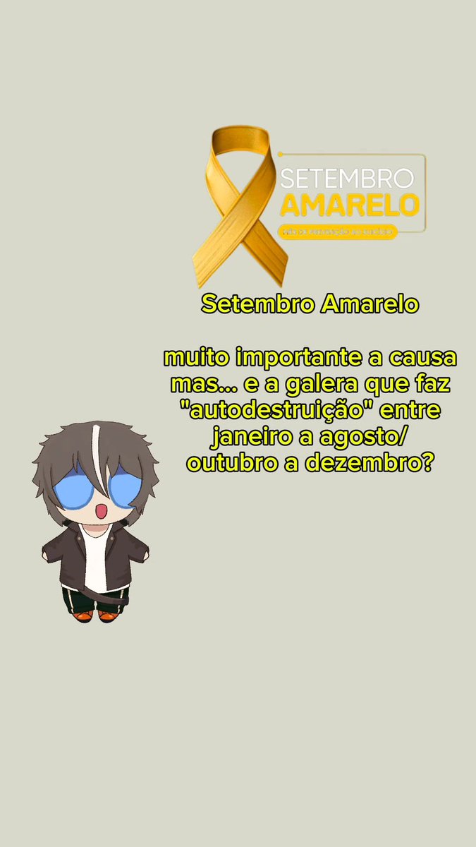Bom dia

Setembro Amarelo 
#vtuber #vtuberbr #pngtuber
