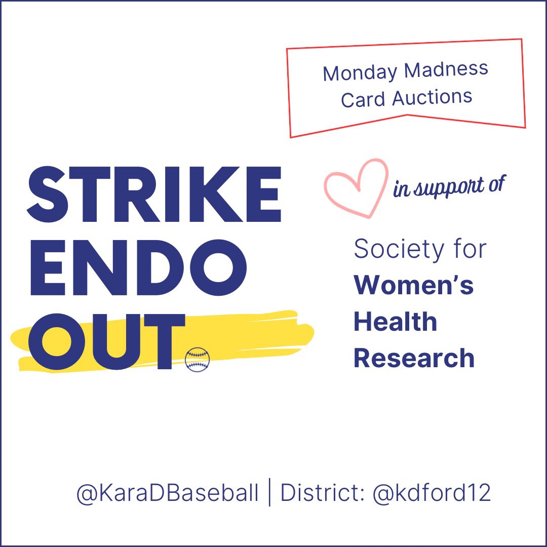 I’m excited to bat lead off for <a href="/adamfertmann/">Adam Fertmann</a> for <a href="/midwestboxbreak/">Midwest Box Breaks</a> 9/8 Monday Madness at 8 ET!

Come hang out, score great cards &amp; support women’s health! 💛

Bonus: One person who RT this post will win free shipping! 💌

Link to buy team packs &amp; prebid: district.net/livestream/ebd…
