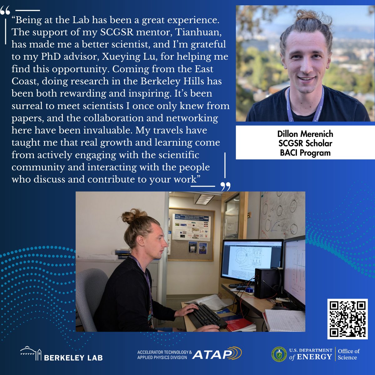 LBNLatap's tweet image. Attn: Graduate Students! Deadline is November 5th. Check out exciting opportunities for paid internships under the @DOEscience SCGSR program, and come join our team to work with us on cutting-edge #ParticleAccelerator research.
@BerkeleyLab @ENERGY
science.osti.gov/wdts/scgsr