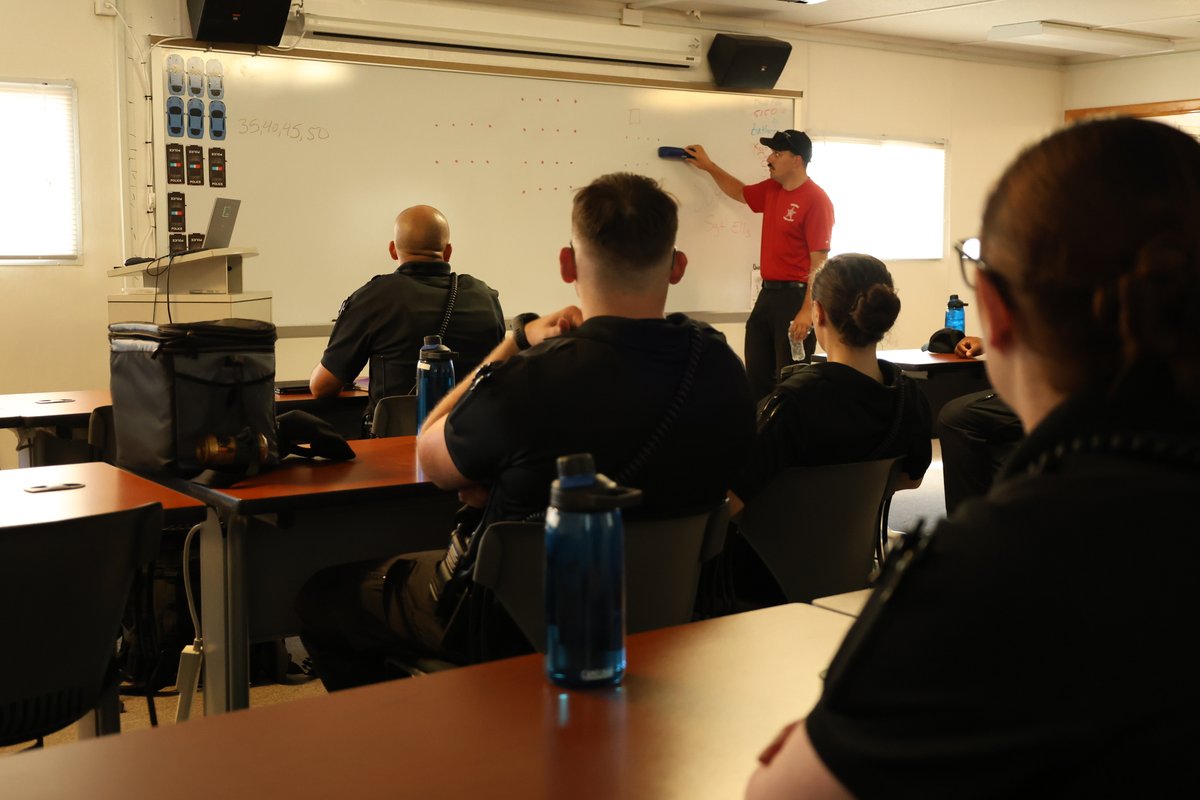 CCSOVA's tweet image. The Sheriff’s Office 41st Basic Academy has started two weeks of intensive driving instruction, including timed tests and tactical driving courses. We wish our recruits the best as they continue their training journey! #BasicAcademy #Sheriff #Recruits