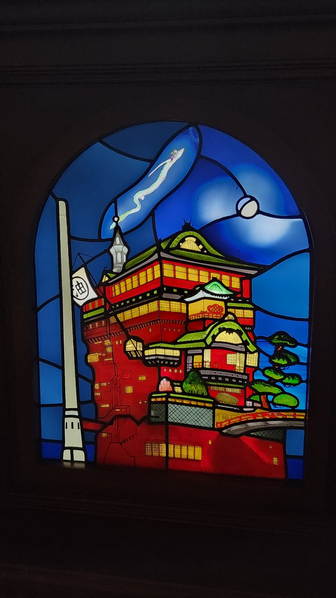 ステンドグラス　まとめ 小出邸 ゴッホ・糸杉のステンドグラス-015 – Vis-à-Vis