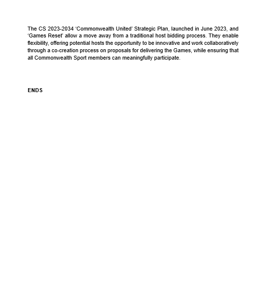 India and Nigeria submit formal proposals to host the 2030 Commonwealth Games