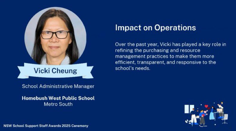 Congratulations to our outstanding NSW School Support Staff Award recipients who were acknowledge at today’s event! It’s wonderful to celebrate our administrative &amp; support staff who make an extraordinary difference every day. Your work has a profound impact in our schools!