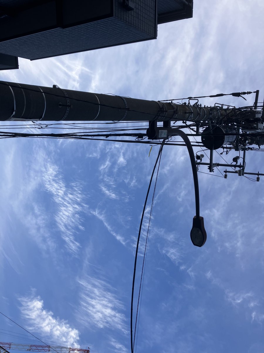 日中はクソ暑いけど
空も、風も少し秋っぽいな