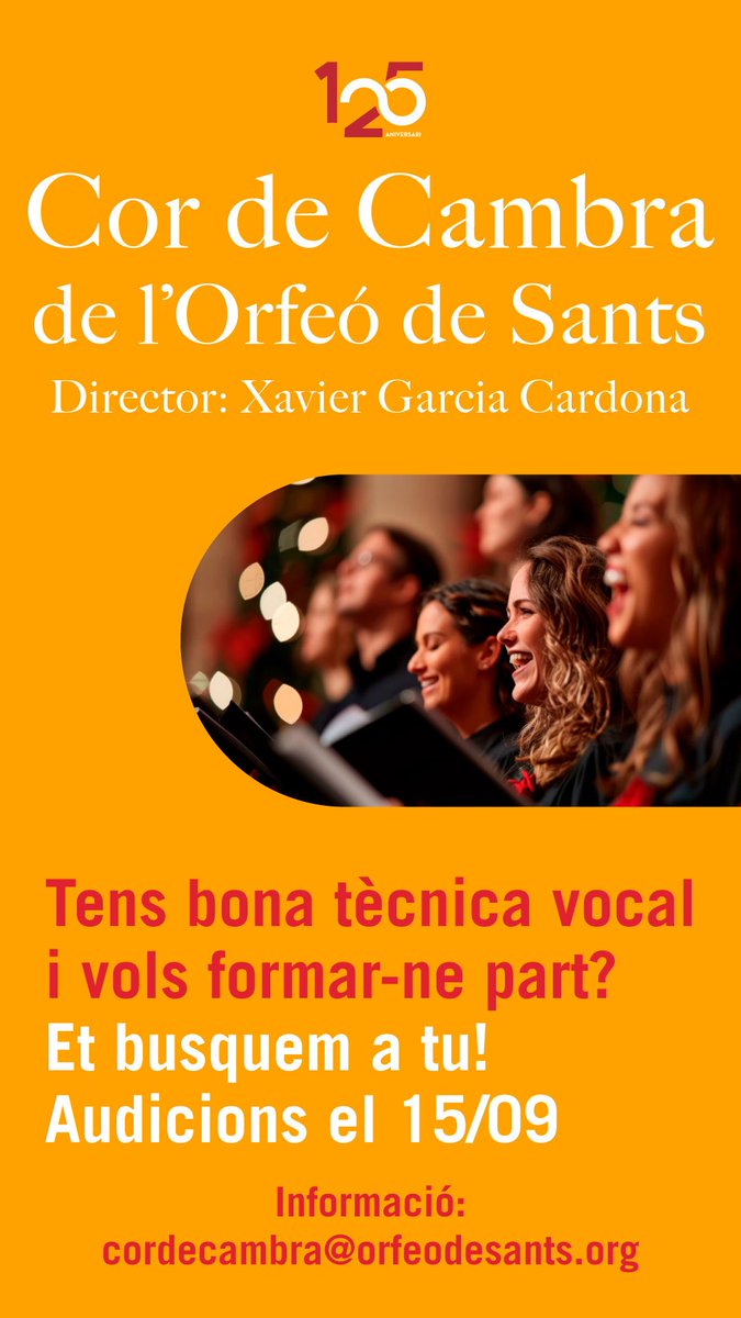 ORFEÓ DE SANTS tweet media