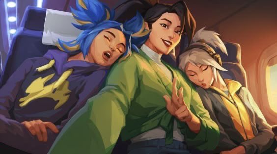 just keeping her wife updated yk