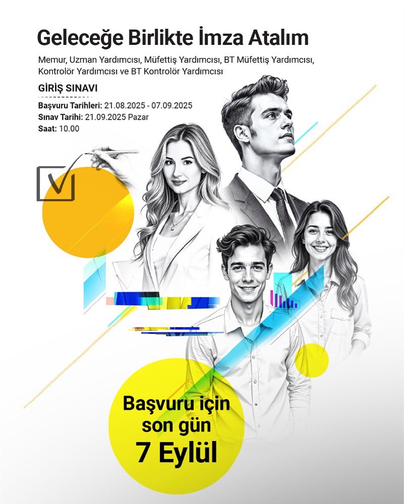 🚀 VakıfBank İşe Alım Sınavı Başvuruları Açıldı!

Üniversitemiz öğrencileri ve mezunları da bu fırsattan yararlanabilir.

🗓 Sınav: 21 Eylül 2025, Pazar – 10.00
⏰ Başvuru: 21 Ağustos – 7 Eylül 2025
💻 Başvuru Formu: vakifbank.istanbul.edu.tr

#VakıfBank #GençYetenekler