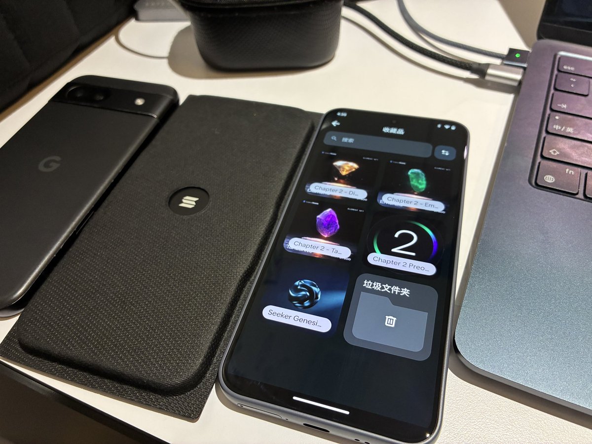 SOL 第二代手機Seeker @solanamobile 種子庫錢包激活✓ ✨ 5個NFT 獎勵宣發任務：獲得3 顆NFT 寶石購買即送Chapter  2 NFT 手機激活獲得專屬Seeker NFT 📱